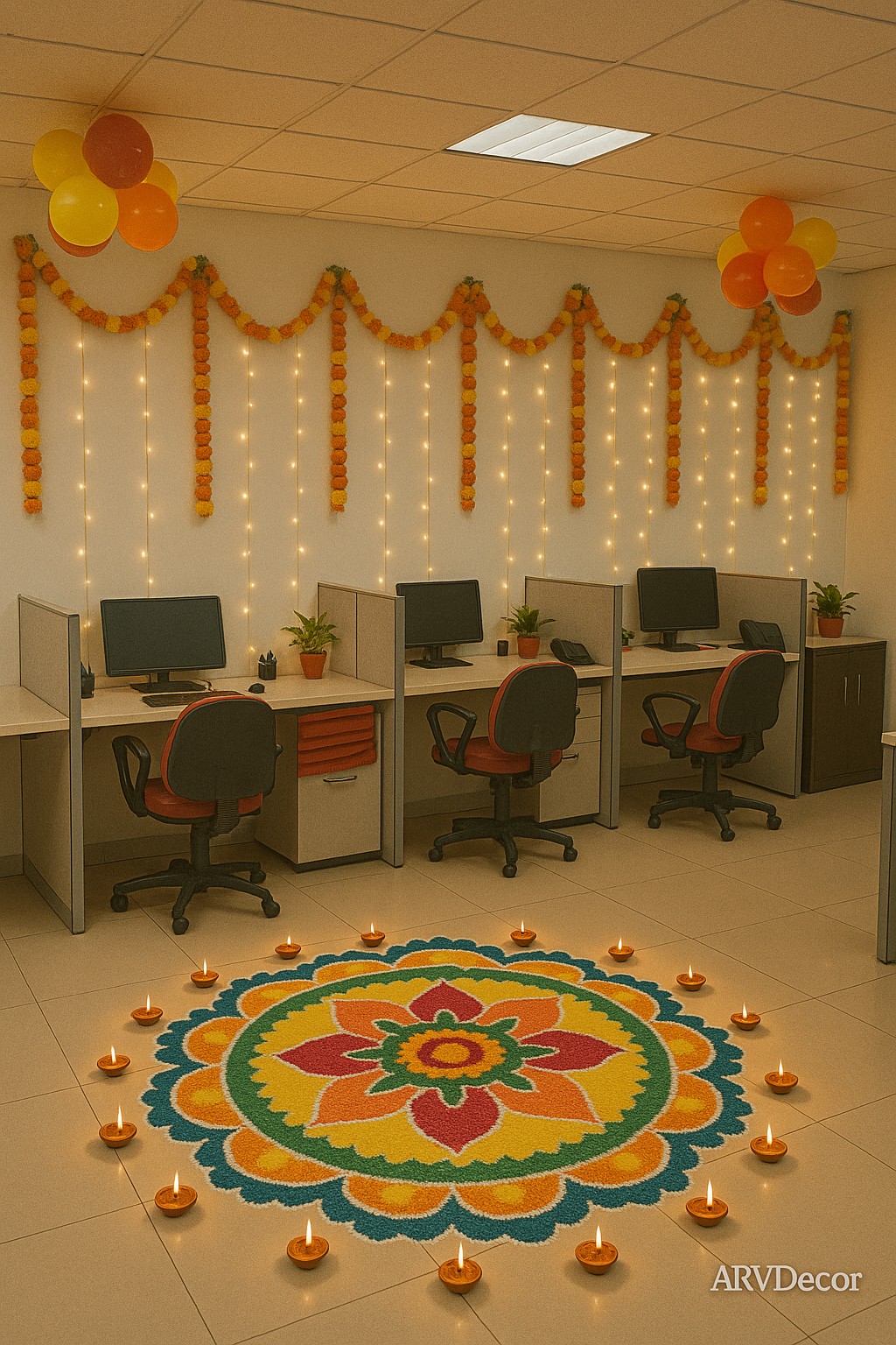 Office and festival decoration