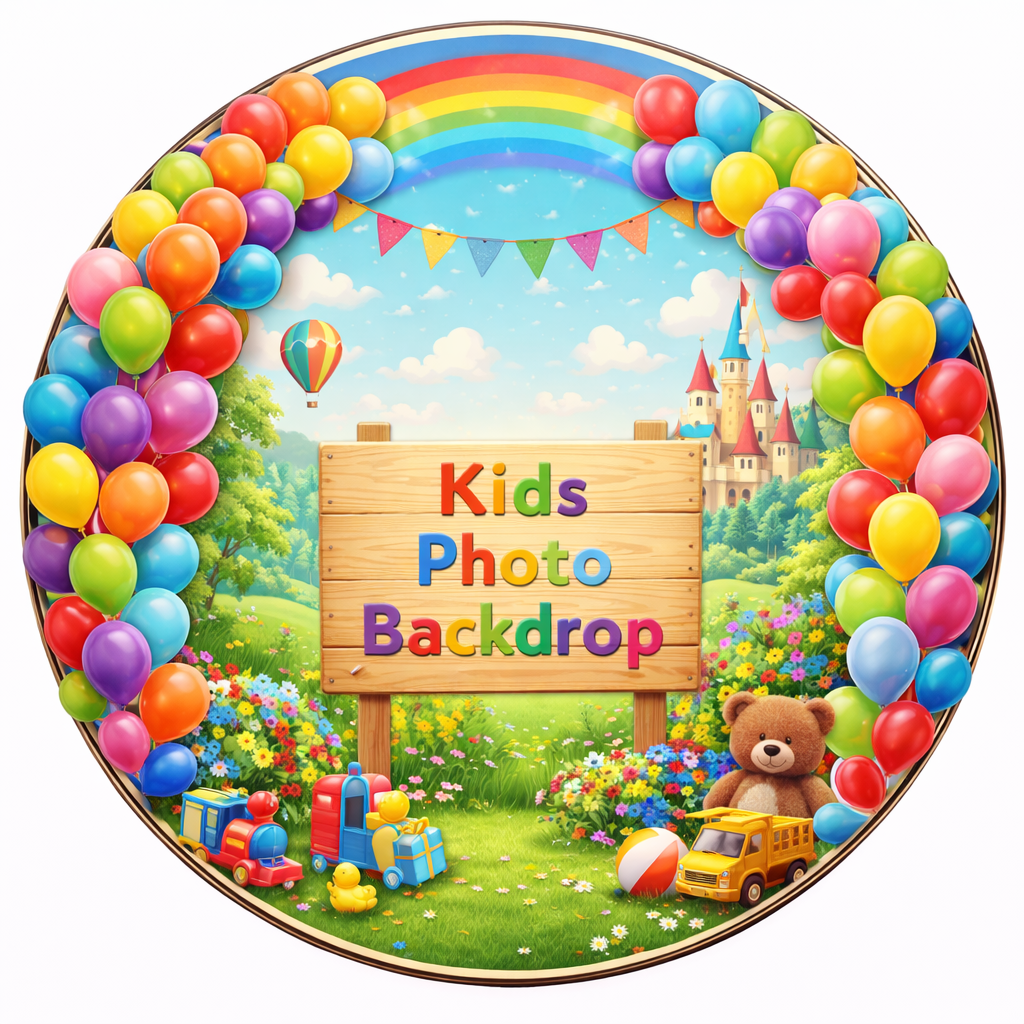 kids photo backdrop