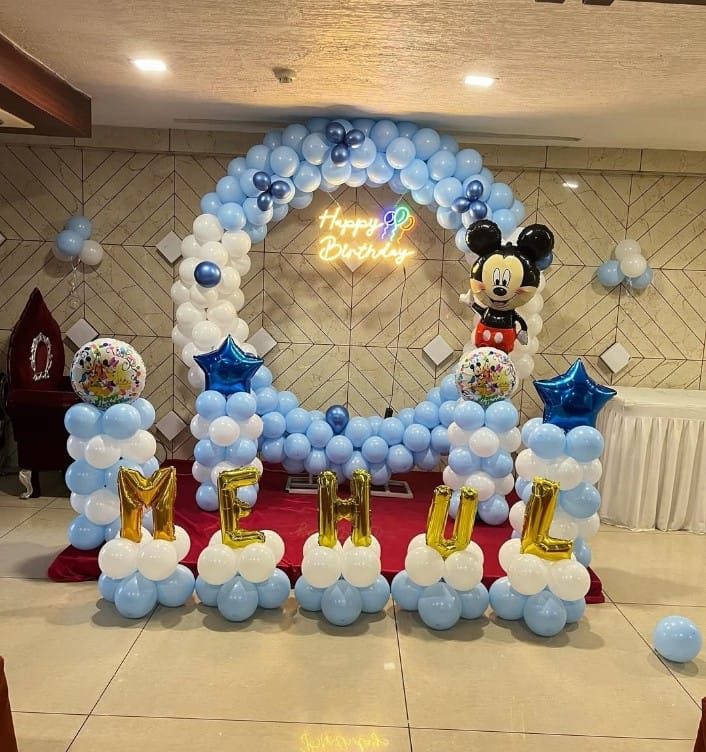 Mickey Mouse Blue Ring Birthday – birthday decoration by ARVDecor